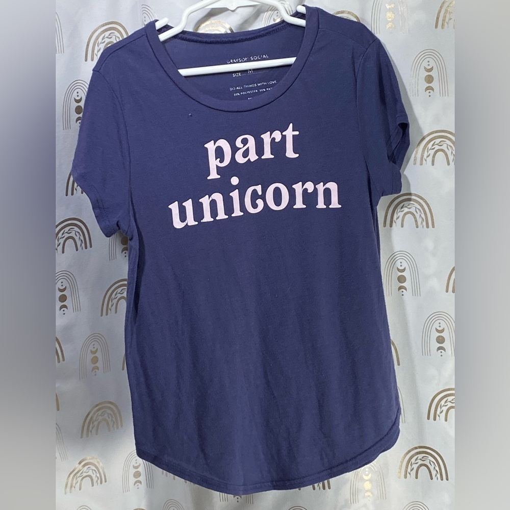 Stylish Kids Short Sleeve Tee - Navy Blue